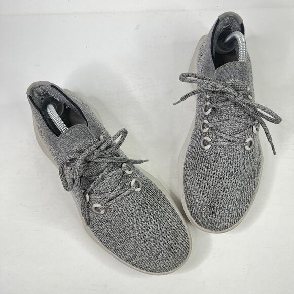 Allbirds TD2 Tree Dasher 2 Mesh Knit Shoe Sneakers FLAW Gray Mens 10 - Picture 1 of 8